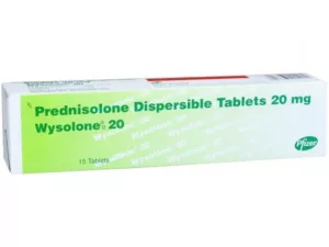 Prednisolone dispersible tablets 20 mg (Generic Deltasone)