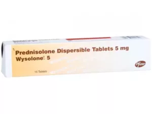 Prednisolone dispersible tablets 5 mg (Generic Deltasone)