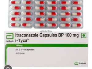 Itraconazole Capsules 100 mg