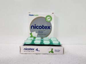 Nicotex nicotin gum mint flavor